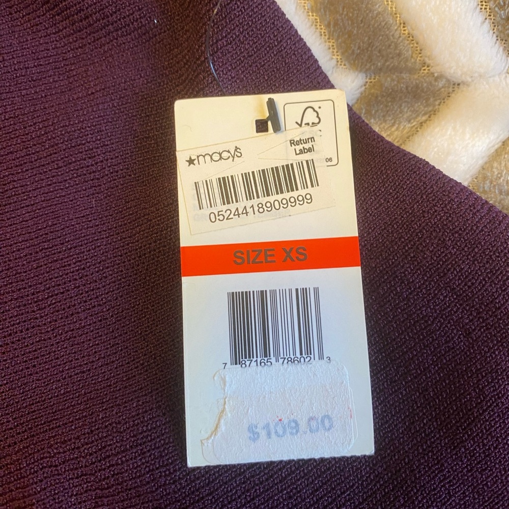 Robert Rodriguez fringed knitted merlot midi skirt Size Xs Brand new - Picture 10 of 10